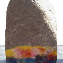 "OBIEKTON GRANICZNY"-granit / H- 43 cm